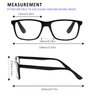 Kerecsen 5 Pack Reading Glasses for Men and Women Readers with Spring Hinges Fashion Eyeglasses (5 Pack Mix Color, 1.25)