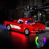 BrickBling LED Light Kit Compatible with Lego 10321 Chevrolet Corvette Toy Car, Remote Control Version Lighting Compatible with Lego Corvette- No Model Included