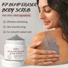 Kp Bump Eraser Body Scrub Exfoliator Exfoliating 300G Body Wash for Keratosis Pilaris Strawberry Legs for Women Men with Salicylic Acid AHA Kp Body Scrub for Chicken Skin Bikini Butt Area with Loofah