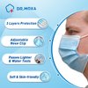 100 Pack Made in USA Disposable Face Masks- Medical Grade 3 Ply Protection Face Mask for Adults - Comfortable,Soft, Breathable