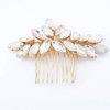 Fstrend Wedding Gold Hair Comb Rhinestones Opal Crystal Vintage Bridal Hair Clips Combs for Brides and Bridesmaids Pack of 2