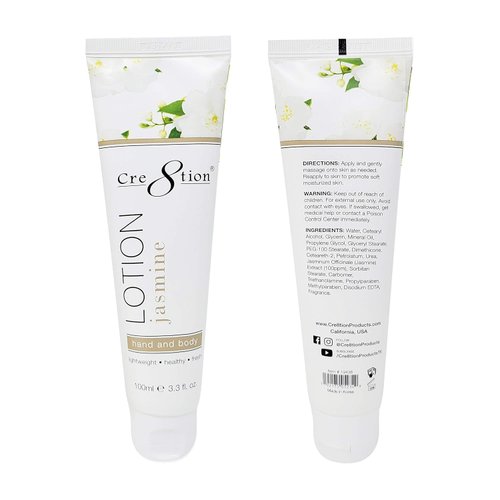 Cre8tion Hand & Body Lotion Jasmine 100 ml/fl. 3.3 oz. - 60 pcs/case (Single)
