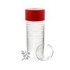 OnFireGuy 20pcs 32.7mm Direct Fit "H32" Coin Holders & Capsule Tube with Red Cap Lid for 1oz Gold Eagles | Capsules & Storage Tube for American Gold Eagles, 1oz Gold Buffalo, 1oz Gold Britannia