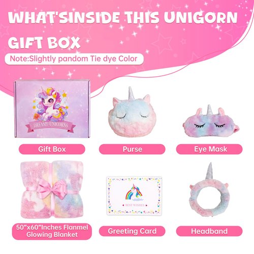 Jenria Unicorn Gifts for Girls - Unicorn Toys for Girls, Birthday Gifts for Girls Age 3 4 5 6 7 8 9 10 Years Old Girl Birthday Gift Ideas, Girl Toys, for Toddler, Daughter, Niece, Granddaughter PL84