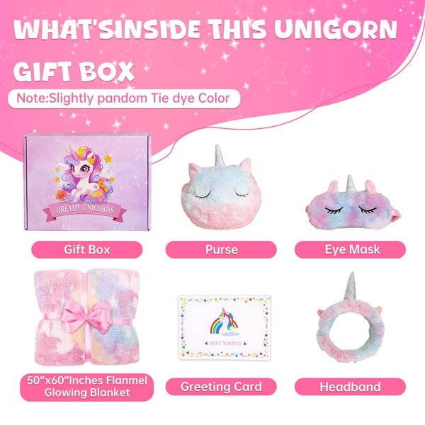 Jenria Unicorn Gifts for Girls - Unicorn Toys for Girls, Birthday Gifts for Girls Age 3 4 5 6 7 8 9 10 Years Old Girl Birthday Gift Ideas, Girl Toys, for Toddler, Daughter, Niece, Granddaughter PL84