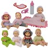 Baby Doll Clothes New Born Baby Doll Outfits for 14 15 and 16 inch Dolls Includes Doll Accessories Bottle, Pacifier, Blanket and Sets of Clothing