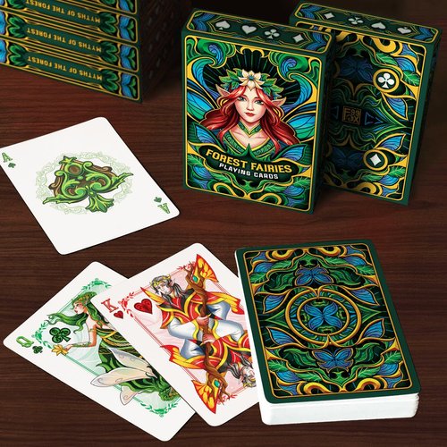 99FOX Forest Fairies Playing Cards for Adults Friends Family Funny Fantasy Collection