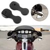 PSLER Motorcycle Spare Mirror Bracket Adapter Rear View Mirror Brackets Adapter Mirror Relocation Kit Mirror Relocator Mirror Mount for Touring Street Glide CVO Bagger with Batwing Fairings 2014-2023