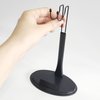 NANSHINE 5 Pcs Action Figure Stand 1/6 Scale Model Stand 12 inch, Black Holder Support Base Bracket for Model, Action Figure Base Display Stand U Type Simple Packaging- Detachable Adjustable Height