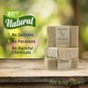 Oatmeal Soap - 4 Oatmeal & Honey Goat Milk Soap Bars. All Natural, Unscented Soap, SLS Free, NO Parabens, Handmade in USA.