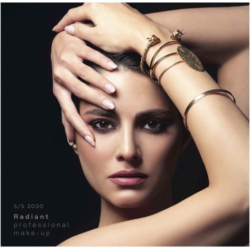 Radiant Professional Powdery Brow Definer - Eyebrow Pencil With Powdery Texture & Matte Finish For Perfect Naturally Defined Brows - Long Lasting Brow Filler With Comb - 1.19g (06 BLACK)