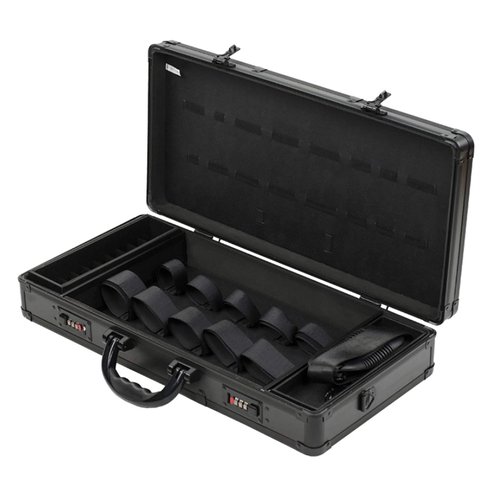 InSyoForeverEC Beauty Salon Barber Case, Hair Stylist Tool Kits Organizer, Professional Barber Travel Carry Case, Mobile Barber Station Tool Box, for Home Salon Barber Supplies Organizing (Style 3)