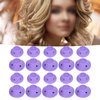 20Pcs Hair Rollers Silicone Hair Style Wave Former Mushroom Shaped Hair Curlers Set Home for Women