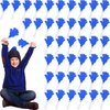 48 Pcs Blue and White Hand Clappers Bulk 7.5 x 3.5 Inches Noise Makers Party Favors Clapping Noise Maker Clacker for Birthdays Game Prizes Classroom Rewards Football Sporting Events Cheers Supplies