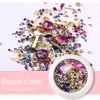editTime 6 Wheels Mixed Sparkle Nail Art Rhinestones Diamonds Crystals Beads Artificial Pearls and Gold Silver Nail Studs Gems Metal Rivets Charms Hollow Moon Star Shaped (Micro Mini Stones kit)