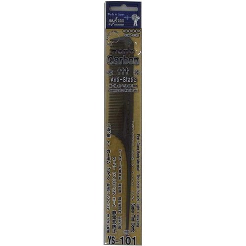 Y.S. Park YS-101 Basic Tail Comb, Carbon Black, 0.0707 kg