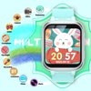 meoonley Kids Smart Watch with Puzzle Games HD Touch Screen Camera Video Music Player Pedometer Alarm Clock Flashlight Fashion Kids Smartwatch Gift for 6-13 Year Old Boys Girls Toys