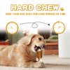 PAWUP Dog Treat Rawhide Bones with Chicken (6.5", 4pcs), Dog Chews Beefhide Treats w/Taurine, 10.5 oz