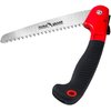 FLORA GUARD Folding Hand Saw, Camping/Pruning Saw with Rugged 7.7 Inch Blades Professional Folding Saw Razor Tooth Sharp Blade Solid Grip(Red)