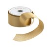 Entertaining with Caspari Wired Ribbon, Metallic, Gold on Gold, 24 Foot, R759