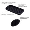 ECOART Silicone Sponge Holder Tray, Dishwashing Brush Holder, Sponge Caddy, Kitchen Sink Organizer,Bathroom Organizer,with Silicone Cleaning Brush (Black)