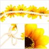 18 Pieces Sunflower Headband Wreath Sunflower Crown Hippie and Sunflower Hair Clips Sunflower Hairpins for Women Girls Wedding Pregnancy Photograph Hair Accessories (18 Pieces)