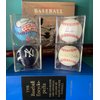 2 Pack BallQube Baseball Display Case Autographed Baseball Case for Display UV Protected Baseball Cube Display Memorabilia Baseball Display Case Square Clear Sports Baseball Display Case Holder