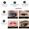 DC-BEAUTIFUL 12Pcs Lot Set 12 Colors Eyeliner Pencil Waterproof Eyebrow Pencil Cosmetics with a Pencil Sharpener