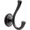 Delta Faucet 79435-RB Linden Wall Mounted Double Towel Hook in Venetian Bronze, Bath Accessories