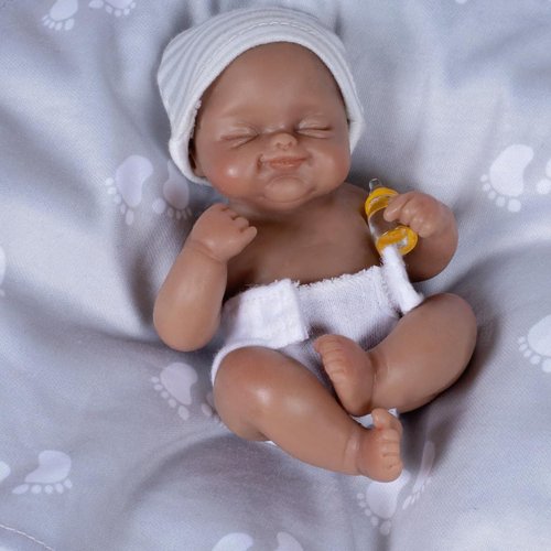 Paradise Galleries® Realistic Newborn Baby Doll, Ping Lau - Sculptor and Artist Designer Doll Collection, 5" Doll with Accessories, Special Birthday Gift, Ages 3+ - Itty Bitty Little Darling