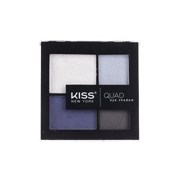 Kiss New York Quad Eye Shadow Palette-KQS03 Navy