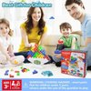 TOWINGO 64Pcs Tetra Tower Game, Stack Attack Board Game for Kids and Adults, Fun Uzzle Family Games Team Toys Building Block