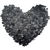 Esoca 650Pcs Black Craft Buttons Bulk Mixed Black Button for Crafts Assorted Size Buttons for Crafting Assortment Variety