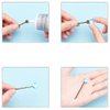 20pcs Silver Metal Tray Hair Pins Hair Bobby Pins with 12mm Round Brass Tray Hairpins Metal Hair Clips Hair DIY Decoration Accessories