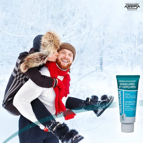 Akileine Akilenjur Cream - Multi-Purpose Face Cream, Hand Moisturizer for Dry Skin, Prevention & Protection for Chilblains & Cracks, Suitable for Face, Hands & Feet, 2.5 Fl Oz