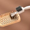 Hair Brush Cleaner Tool Double Action Metal Wire Comb Cleaner Hair Brush Rake 2-in-1 Remove Hair Dust Stiff Bristles, Home and Salon Use