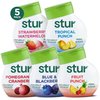 Stur Liquid Water Enhancer | Classic Variety Pack | Naturally Sweetened | High in Vitamin C & Antioxidants | Sugar Free | Zero Calories | Keto | Vegan | 5 Bottles, Makes 120 Drinks