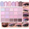 CAKAILA 20Colors Light Purple Pink Nude Basics Matte Eyeshadow Palette,Eye Shadow Travel Makeup Palette all in one Long Lasting Waterproof Ultra-Blendable,Great for Travel Gift Kit