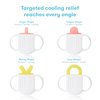 Frida Baby Teething Relief Not-Too-Cold-to-Hold Baby Teether BPA-Free Silicone Teething Toys, Baby Stocking Stuffers