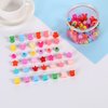 DIYOVNAK 100 Pieces/Pack Colorful Bead Mini Hair Claw Clips Clamps Small Plastic Hair Claws for Girls Women Accessory (CL220613-A 100pcs mix)