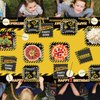 4 Pcs Construction Table Cloths - 2nd Construction Birthday Party Decorations Rectangular Dump Truck Tractor Table Covers for Kids Boys Two Birthday Construction Themed Party Supplies, 51 x 86 Inch