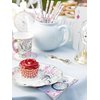 Talking Tables Truly Alice Disposable Plates, 12 Count, 7.3 inches for Tea Party or Birthday