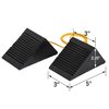 Buyers Products WC35225 Mini Rubber Wheel Chock Set, 5 x 3 x 2.25 Inches, 36 Inch Nylon Rope, Ideal For ATVs , Riding Lawnmowers And Gas-Powered Scooters, Rust And Chemical Proof