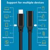 Tianle USB C Extension Cable, Type-C USB 3.2 Gen 2(10Gbps) Male to Female Extender,4K@60HZ Fast Charge,for Data Transfer,Charging,Audio,Video Devices-Grey (16.4ft / 5 Meters)