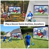 Enjoyfly Soccer Ball Game Mat Set -Outdoor/Indoor/Backyard/Mini Soccer Toys Games Set,Outdoor Play Equipment Indoor Soccer Set,Gift for Boy Birthday Christmas(59 X 39.3 in)