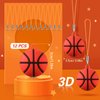 Aoriher 120 Pieces Basketball Party Favors Set, Basketball Goodie Bag Fillers, Toy Whistle Silicone Bracelet Luminous Tattoo Sticker Keychain for Basketball Party Supplies