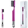CRKIOB 2 in 1 Hair Brush Cleaner Tool for Cleaning Hairbrush or Comb 1pc (Pink)