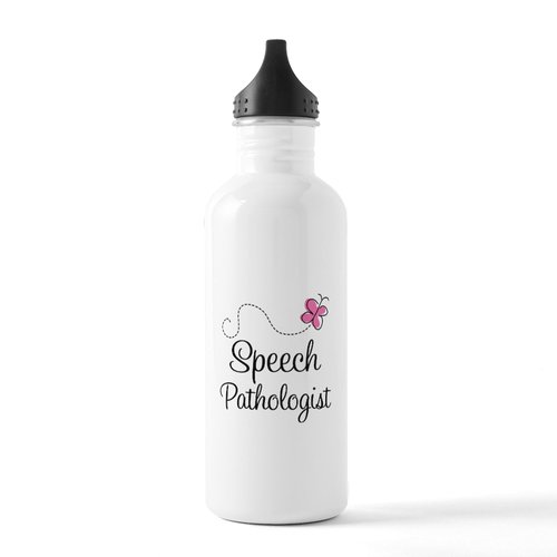 CafePress Speech Pathologist But Stainless Water Bottle 1 1.0L (34 oz) Stainless Steel Water Bottle