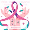 CrateGurus Co. 600 Pcs Thyroid Cancer Awareness Ribbon Temporary Tattoos Stickers Bulk Thyroid Cancer Awareness Month Products Thyroid Cancer Awareness Day Gifts Thyroid Cancer Support for Women