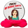 GearsOut Ouch My Beaver Hurts Stress Relief Putty - Funny Therapy Putty for Women - Funny Gifts for Women - Fidget Toy - Stocking Stuffers for Women - Gag Gifts for Ladies